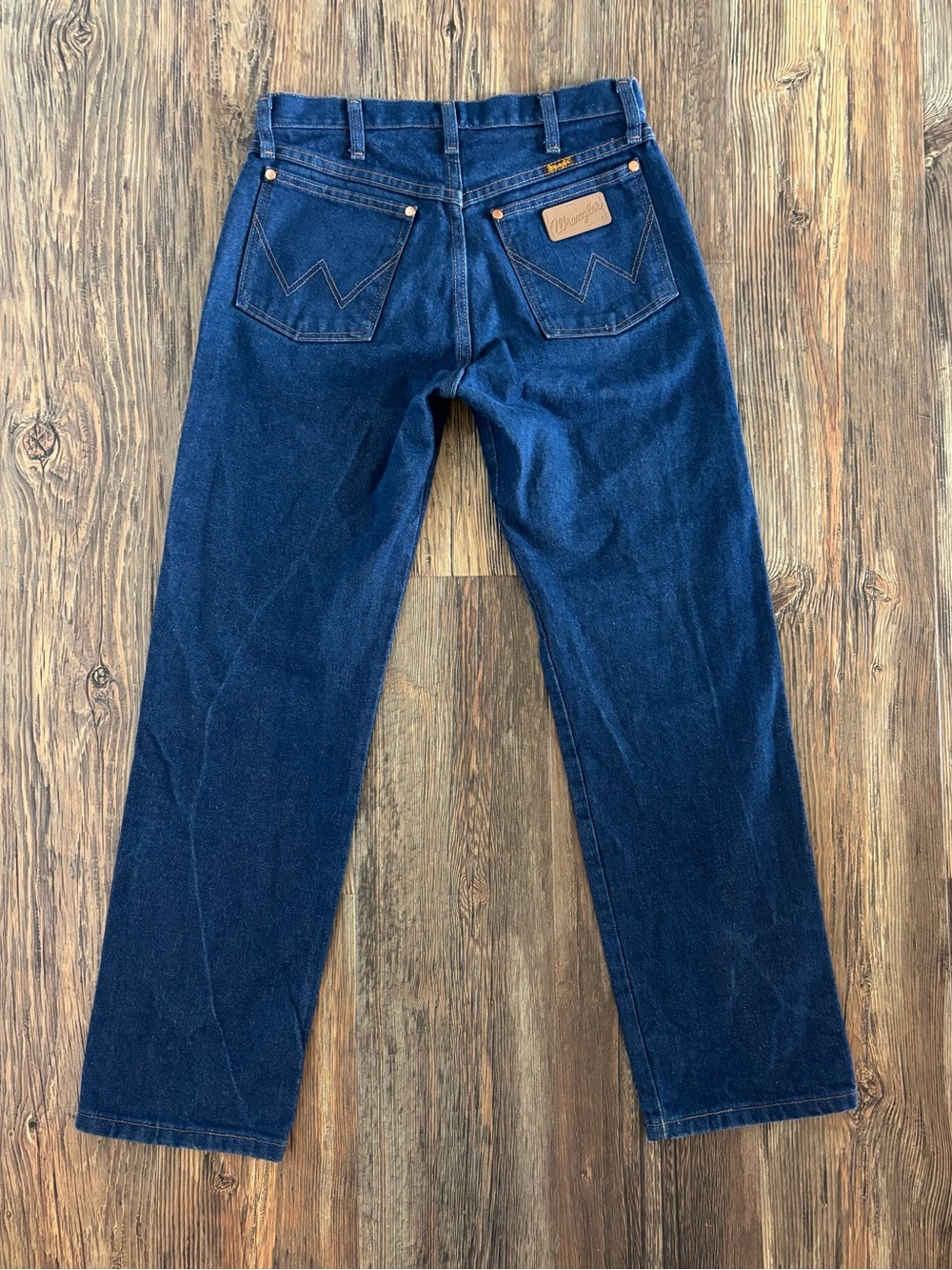Wrangler Cowboy Cut 1013MWZPW Blue Denim Western Jeans Mens 29x30 Straight Rodeo
